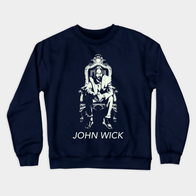 John Wick Crewneck Sweatshirt by The Graphic Tape